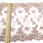 Вышивка на сетке Adeline ПУДРА, 21см