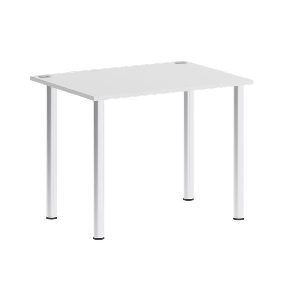 Home Office Стол письменный VR.SP-3-98 Белый Бриллиант/Хром 980*720*750