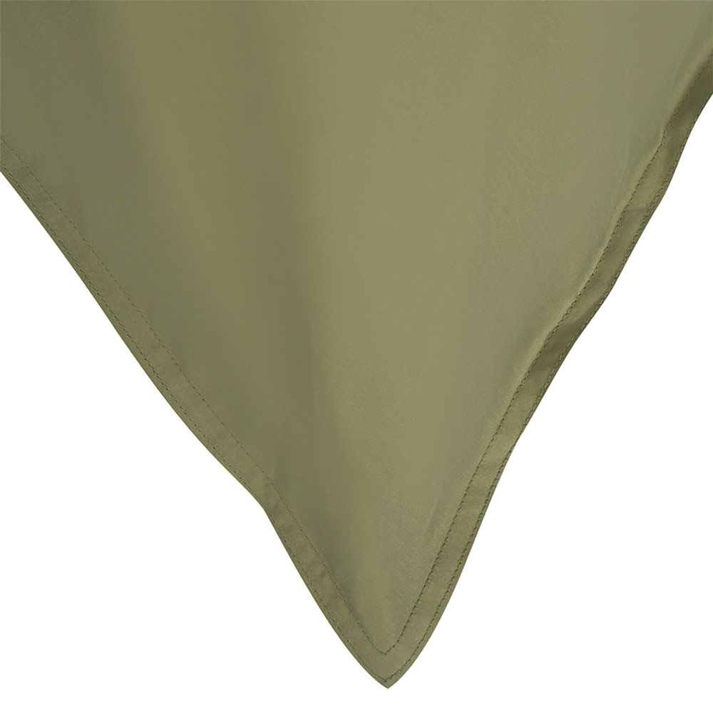 Набор из двух наволочек из сатина цвета шалфея с брашинг-эффектом из коллекции essential, 50х70 см