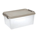 Контейнер для хранения прямоугольный 14л 427х178мм капучино