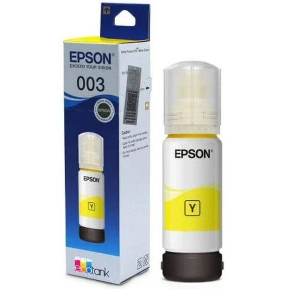 Контейнер с чернилами Epson 003 для EcoTank L3100/L3101/L3110/L3150 желтый