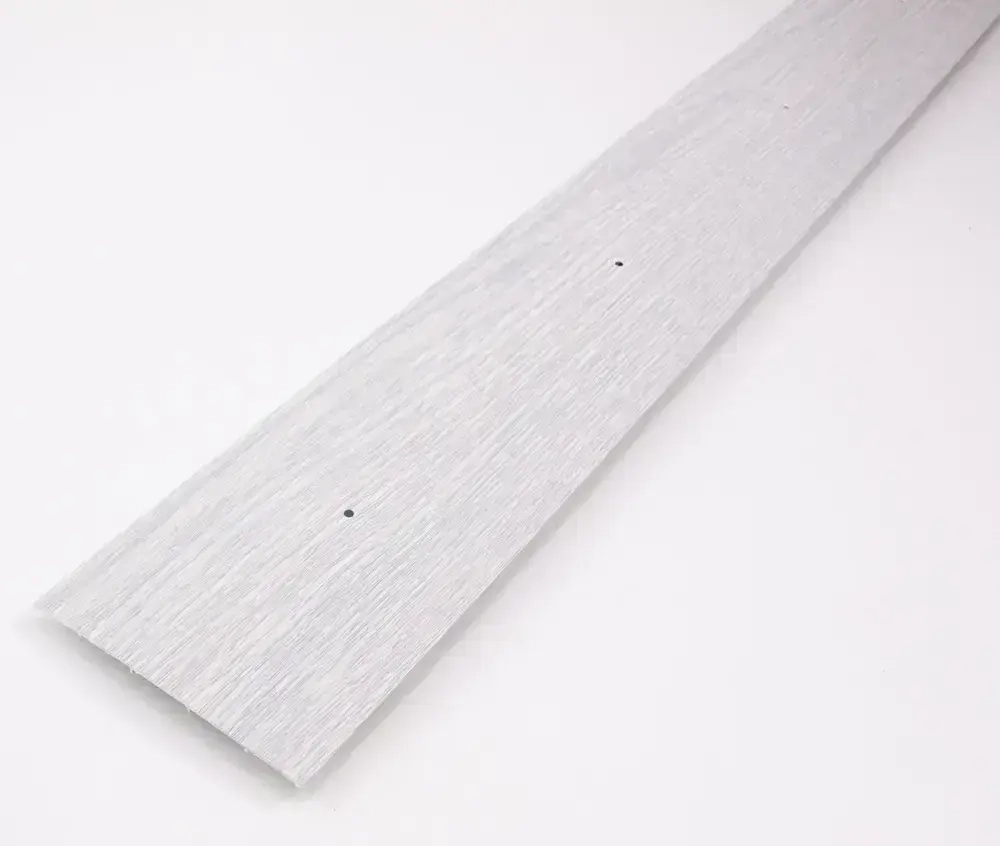 Порог алюминиевый прямой Дуб серый 100мм х 0,9м