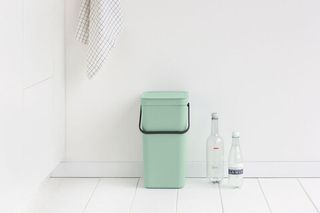 Встраиваемое мусорное ведро Sort &amp; Go (16 л), Мятно-голубой