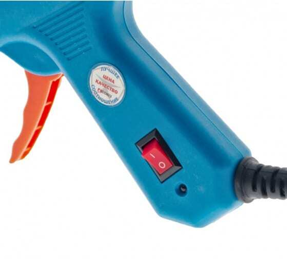 ПИСТОЛЕТ КЛЕЕВОЙ СОЮЗ 90ВТ 2 СТЕРЖНЯ БЛИСТЕР КПС-2461В