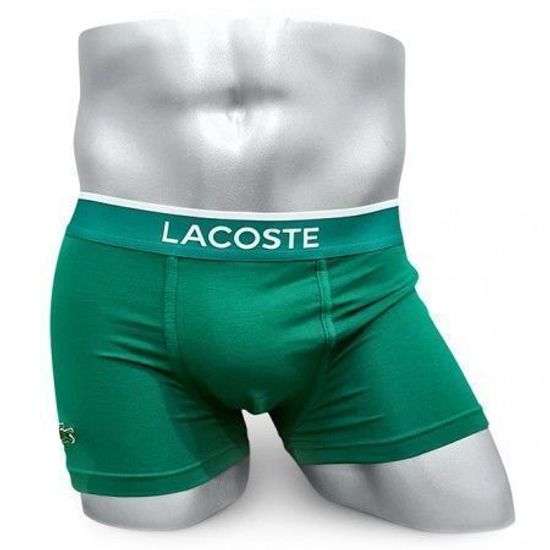 Мужские трусы боксеры зеленые Lacoste Underwear LC00050-19