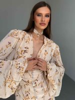Платье мини Милли, Кремовый