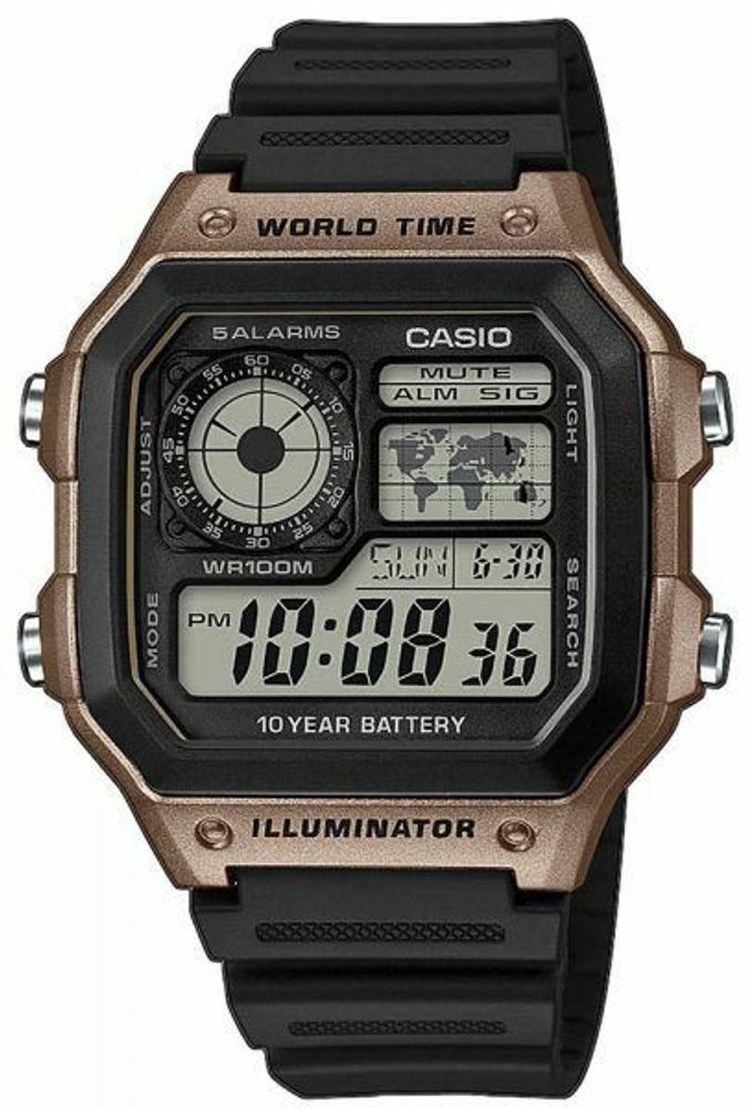 Японские наручные часы Casio Collection AE-1200WH-5AVEF