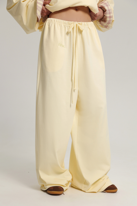 Брюки из хлопкового трикотажа