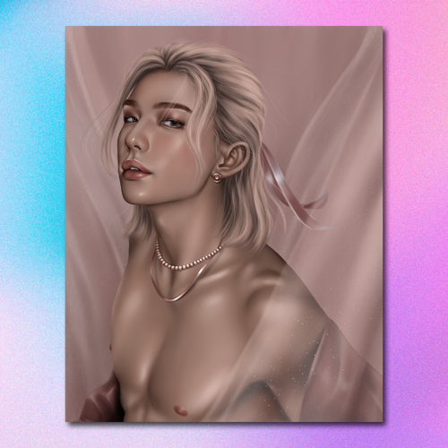 Арт принт / alexstayart / STRAY KIDS / Хёнджин #03