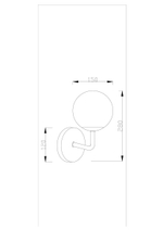 Бра Moderli V2055-W Covey