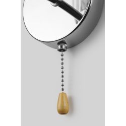 Бра светильник Rivoli Ifa 1063-401 настенный 1хЕ14 40 Вт хрусталь с выключателем | Хрусталь