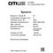 Светильник настенный Citilux Тринити CL238660