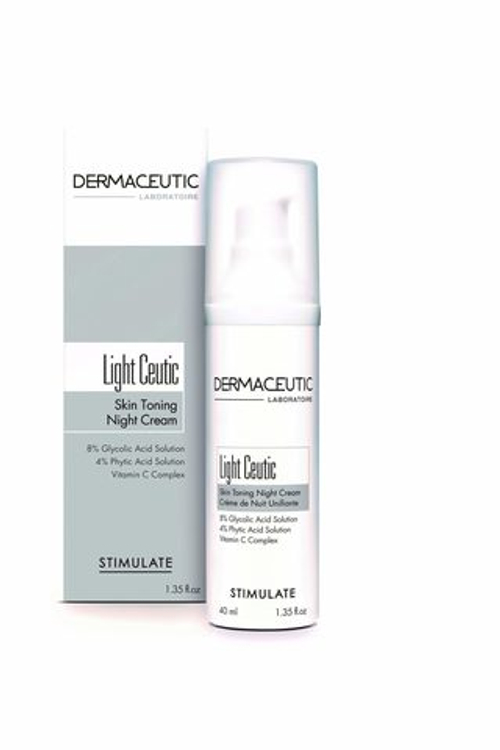 Dermaceutic Light Ceutic Легкий ночной крем с 5,6% гликолиевой кислоты и 3% вит С