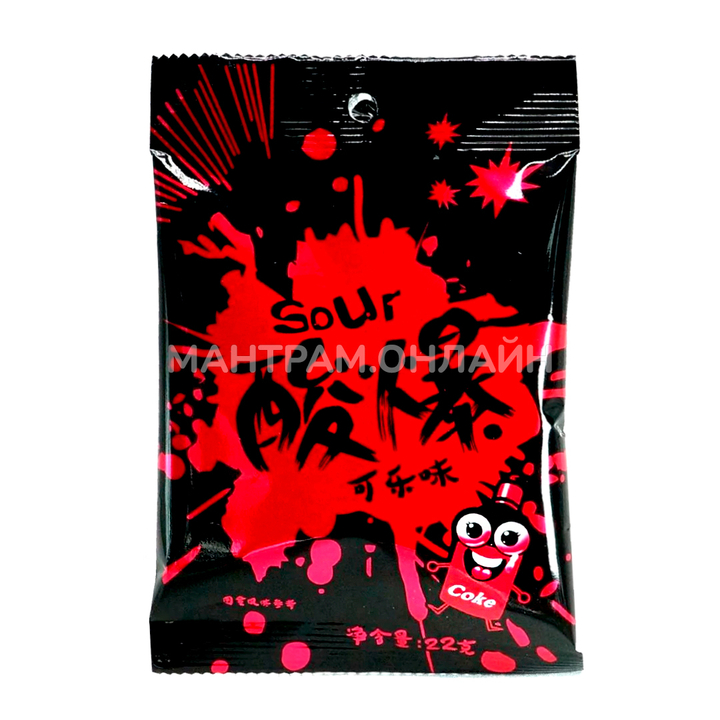 Конфеты кислые Xiongdanjia Sour вкус кола 22 г
