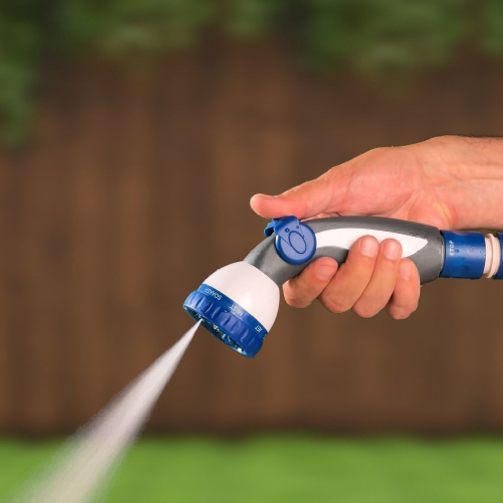 GAEP12-02 GREEN APPLE ЕСО Пистолет-распылитель, пластик, 8 режимов | Аксессуары для полива Green Apple