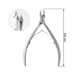 Кусачки для кутикулы Runail Expert, матовые, 105/07 мм №603