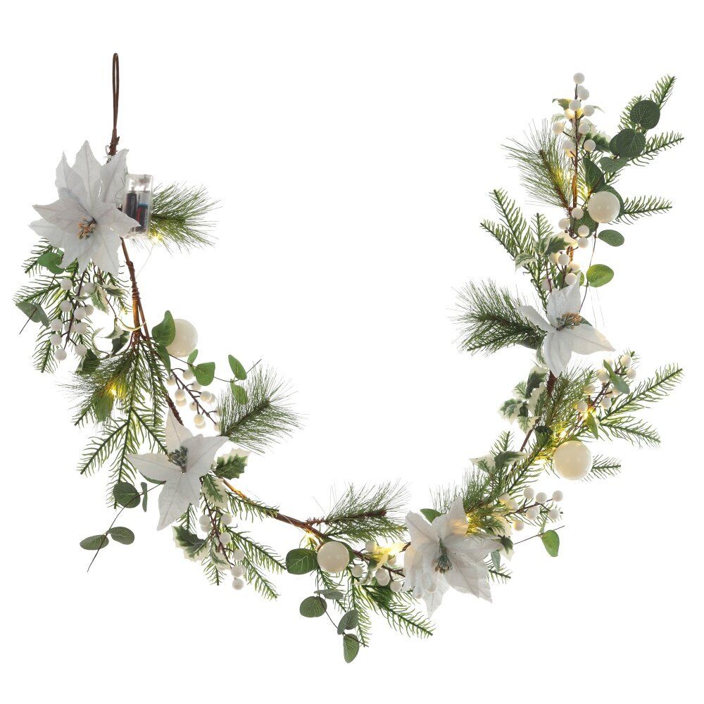 GAEM Изделие декоративное "Гирлянда" (подсвет, 2хАА, н/п), L157 W7 H23 см