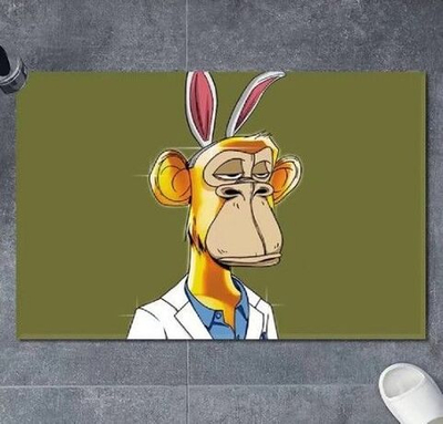 Коврик на пол для ванной и туалета противоскользящий 50х80, ковер для спальни и дома