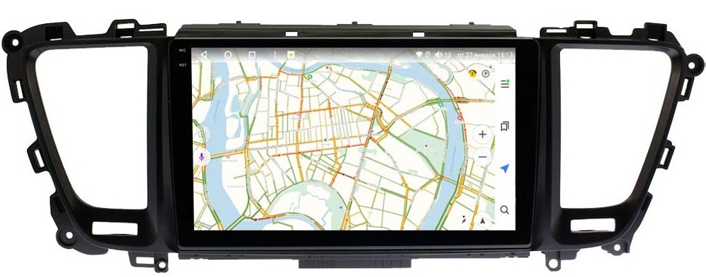 Магнитола для KIA Carnival 2014-2020 - Vaycar VA27-4216-2K на Android 13, 8-ядер, 2K QLED, ТОП процессор, CarPlay,4G SIM-слот