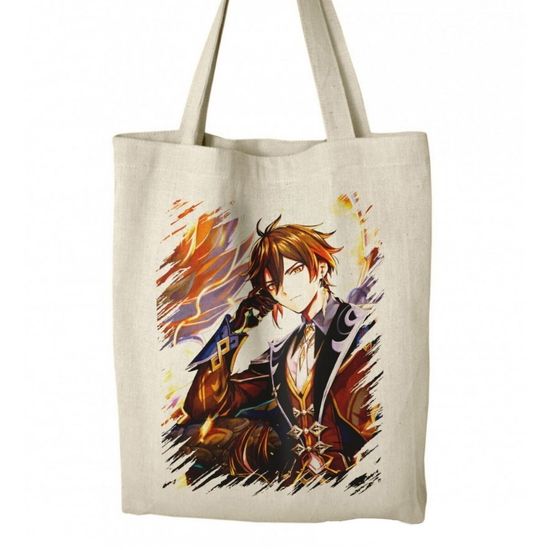 Сумка-шоппер Genshin Impact Чжун Ли, Геншин Импакт