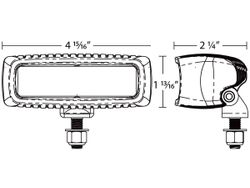 Rigid Industries SRQ Diffusion (4 диода, 2 шт.)