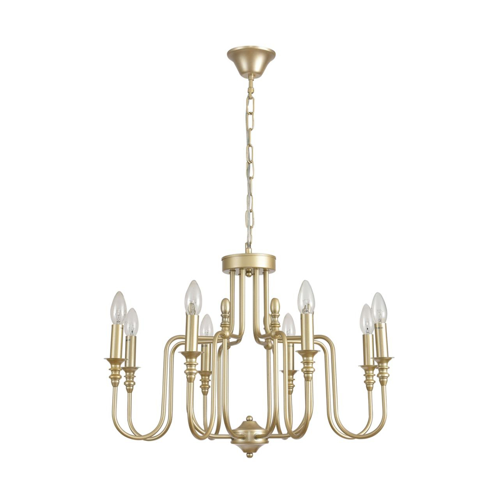 8318/8 CLASSI LN26 076 шампань/металл Люстра E14 8*40W 220V SUANA