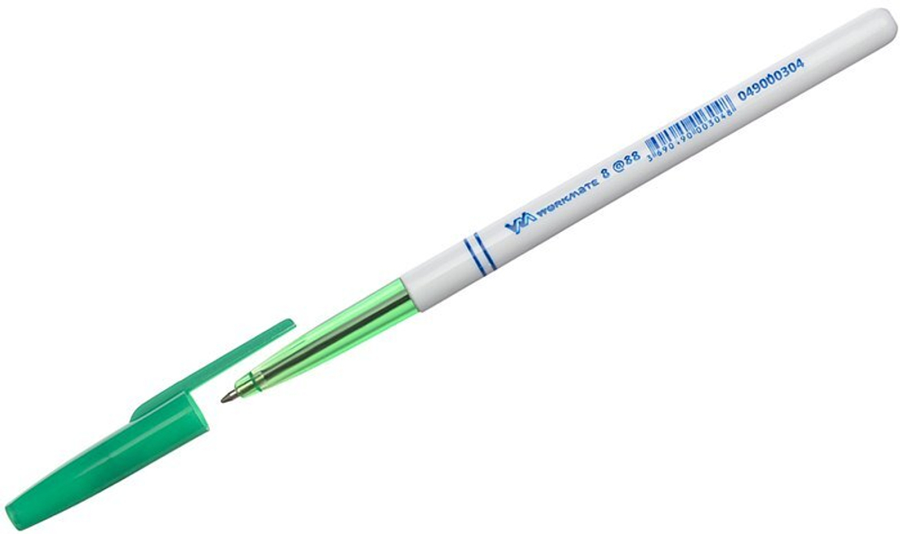 Ручка шариковая Workmate 888, 1 мм, зеленая