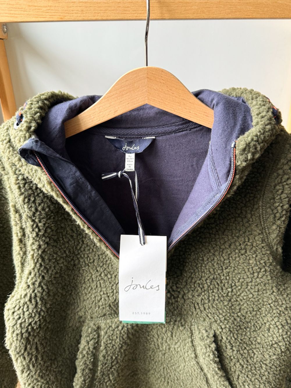 Новая утепленная толстовка Joules, 110