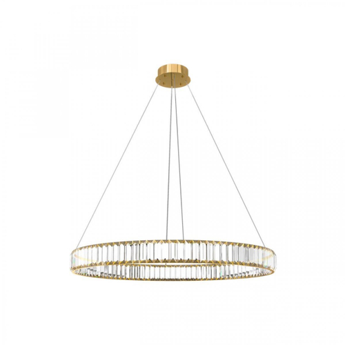 Подвесная светодиодная люстра Loft It Crystal ring 10135/800 Gold