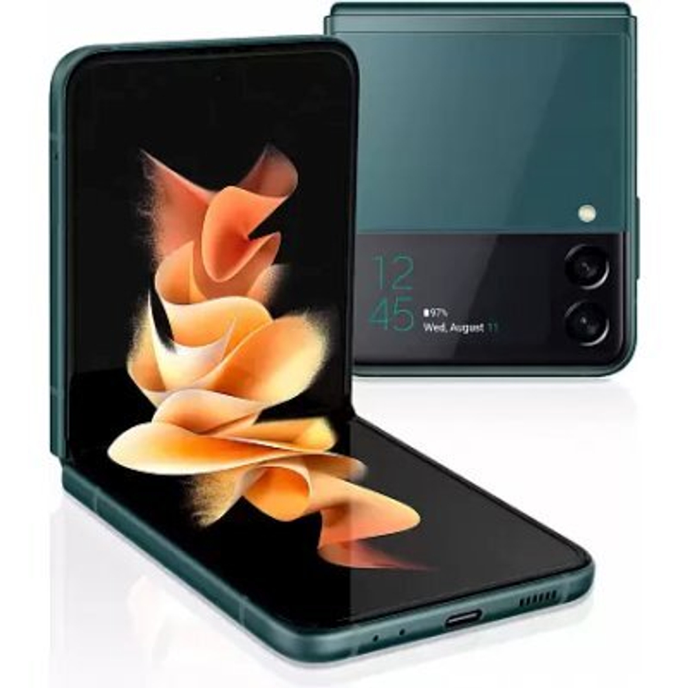Смартфон Samsung Galaxy Z Flip3 128гб Зеленый 5G SM-F711BZGBSER