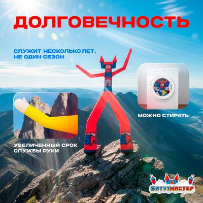 Аэромен «Дружелюбный Рукомах», 4 метра