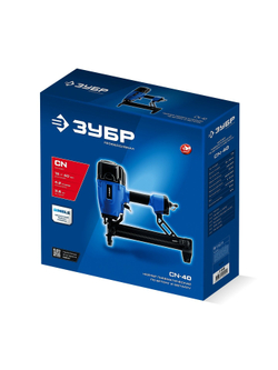 ЗУБР CN-40, пневматический нейлер для гвоздей по бетону и металлу ПРОФЕССИОНАЛ (31940)