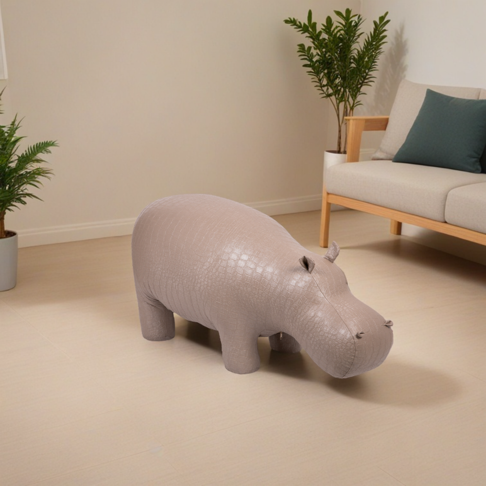 Банкетка Пуф Бегемот Капучино средний