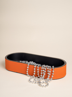 Шкатулка Трансформер овальная Оранжевая