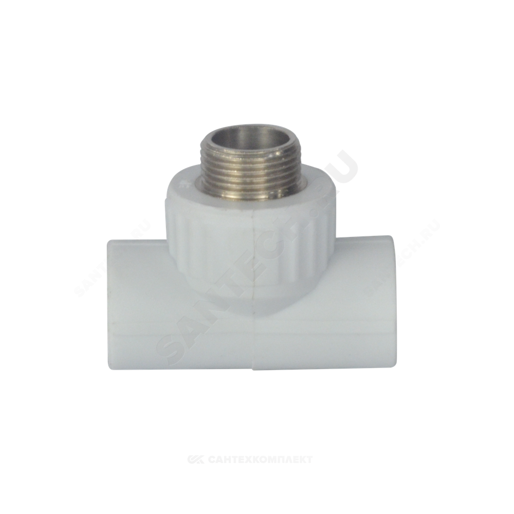 Тройник PP-R комбинированный белый Дн 25х1/2" НР VALFEX 10128125