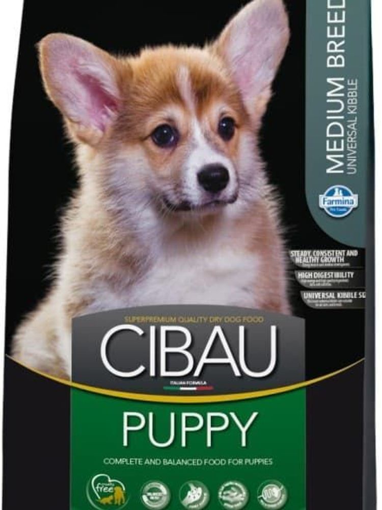 Cibau 800г Puppy medium корм для щенков средних пород с курицей