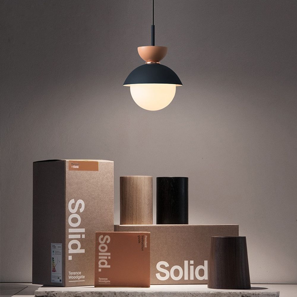 Подвесной Светильник Pompon Голубой - Розовый By Imperiumloft