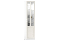 Витрина Ливерпуль белый / ясень ваниль