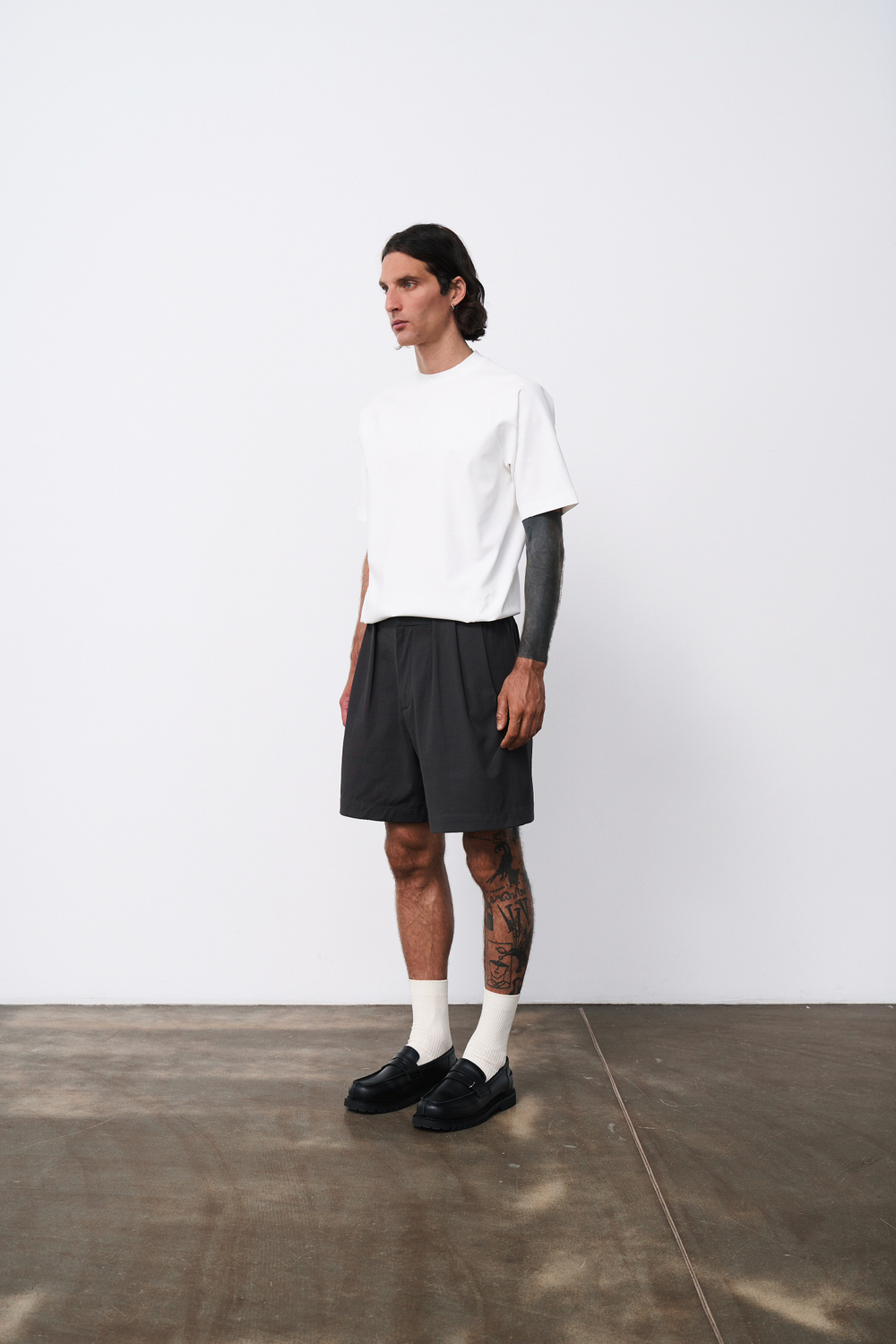 Шорты Blue Monte Linen Casual Shorts "Yanya Gray"