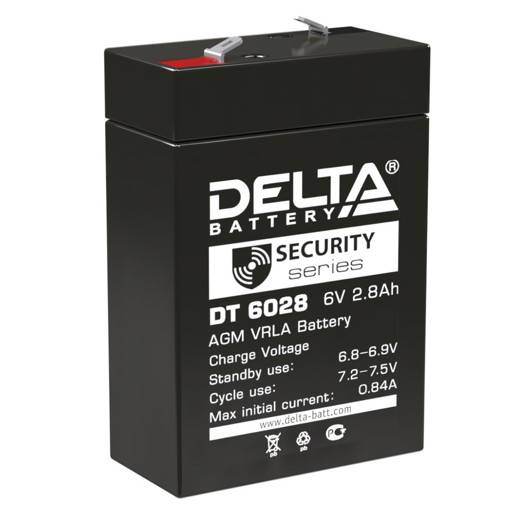 Аккумулятор DT 6028 DELTA 6В 2,8Ач