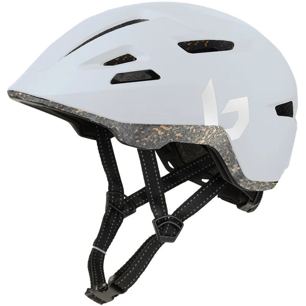 Арт BC415005 Шлем велосипедный ECO STANCE бел мат M  55-59см