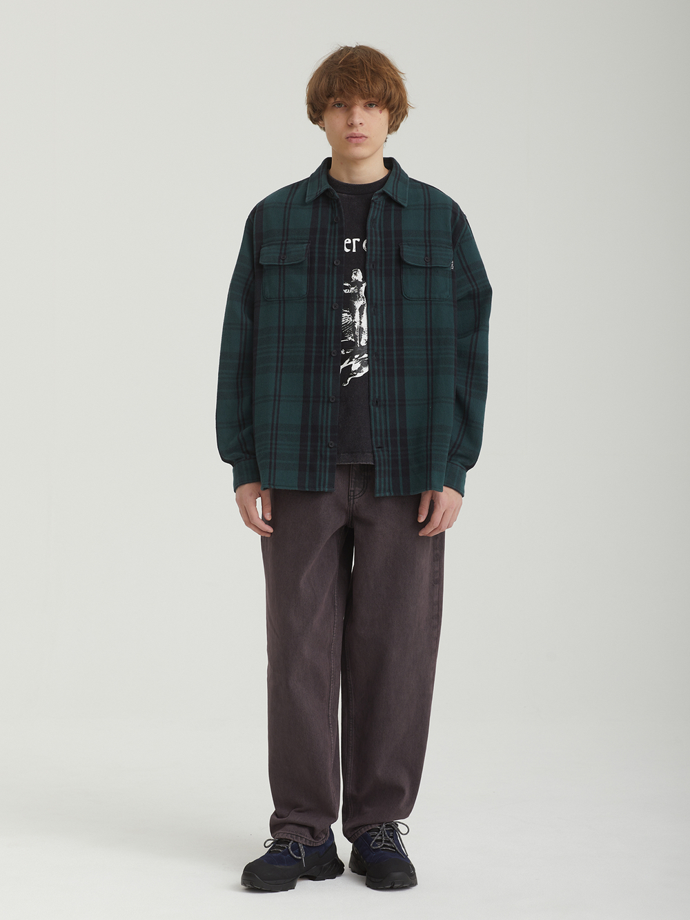 Мужская Рубашка Big Flannel Work