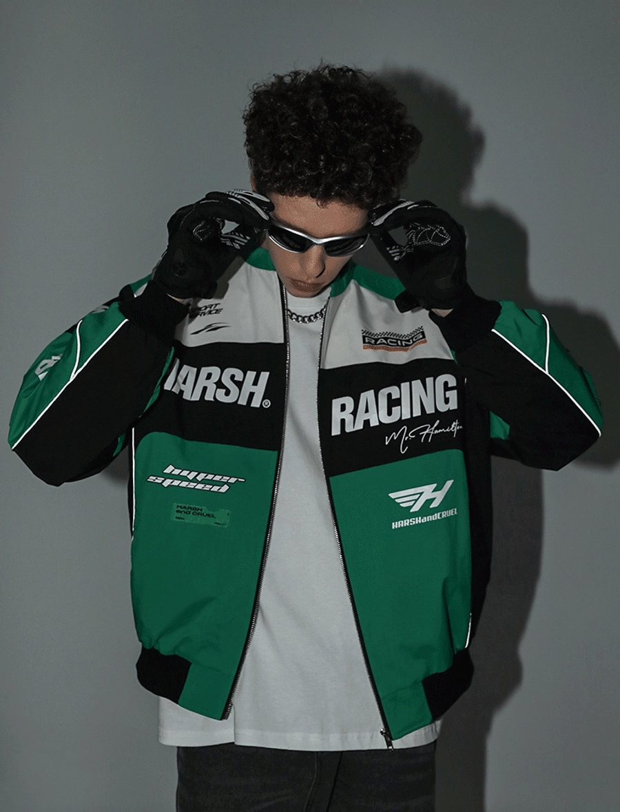 Куртка HARSHandCRUEL "Racing" Nylon Jacket