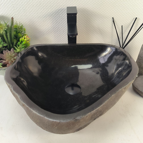 Раковина из речного камня RS-65251 46*42*15 0856