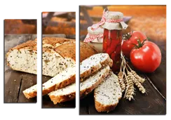 Модульная картина "Полезный завтрак"