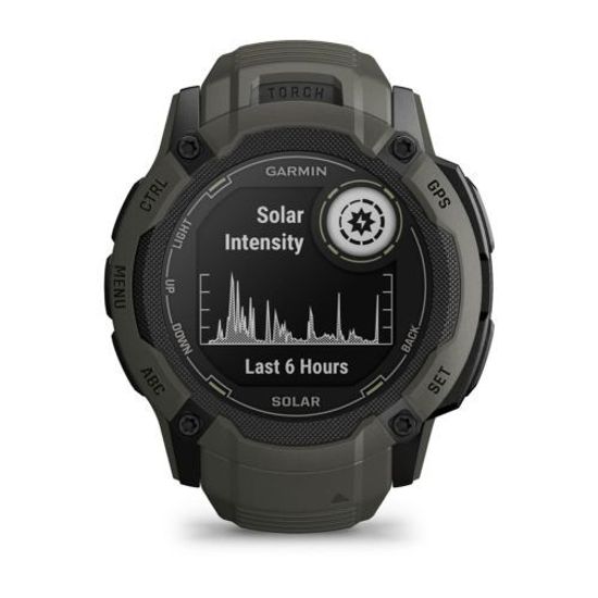 Умные часы Garmin Instinct 2X Solar темно-зеленый