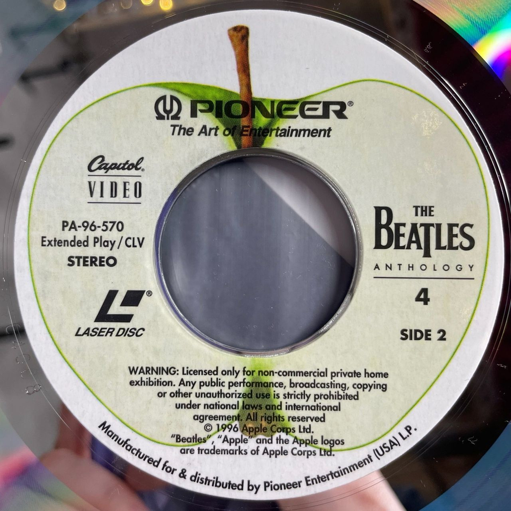 Лазер Диск LaserDisc (LD) The Beatles Anthology Box Set (USA 1996)