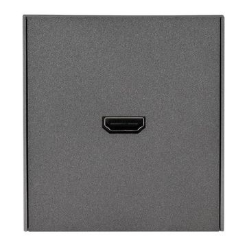 Розетка STRONG HDMI с/у графит KRANZ