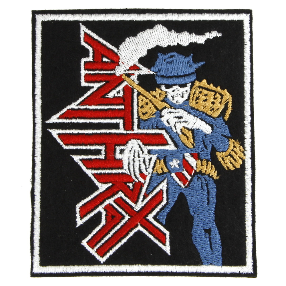 Нашивка с вышивкой группы Anthrax