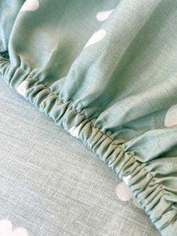 Постельное белье сатин Milky Garden "Nicol" 1,5-сп Наволочка 70х70 см 1 шт Простынь на резинке 90x200 см Пододеяльник 145x215 см